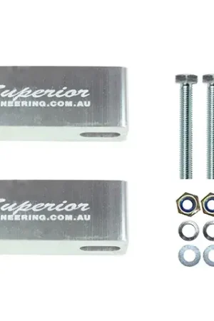 Superior Engineering Alloy Sway Bar Extensions Front 0-2 inch 0-50mm Lift Pair (Landcruiser 76/78/79/105 Series) Modern