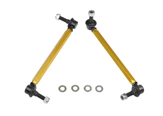 Top Rated Whiteline Front Sway Bar - Link Assembly Heavy Duty Adjustable Steel Ball (I30/Veloster/Prius)