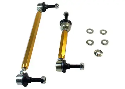 Limited Edition Whiteline Sway Bar - Link Assembly 50mm Lift Heavy Duty Adjustable Steel Ball