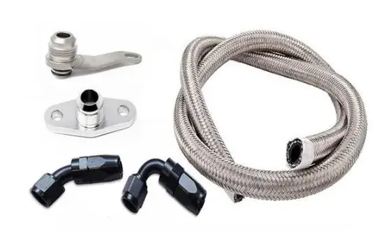 Torque Solution Garrett GT/GTX -10AN Turbo Oil Return Line Kit (Subaru EJ Engines) Factory Price