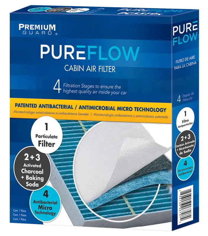 Popular PUREFLOW 2003 Cadillac DeVille Cabin Air Filter with Antibacterial Technology, PC5477X