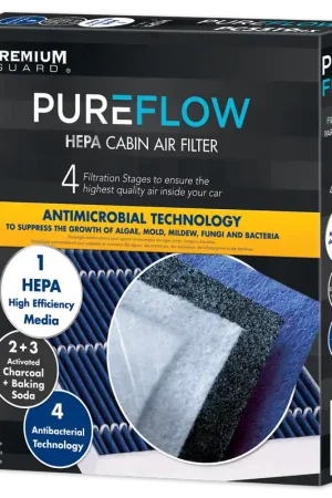 PUREFLOW 2007 Lexus RX350 Cabin Air Filter with HEPA and Antibacterial Technology, PC5479HX Cheap